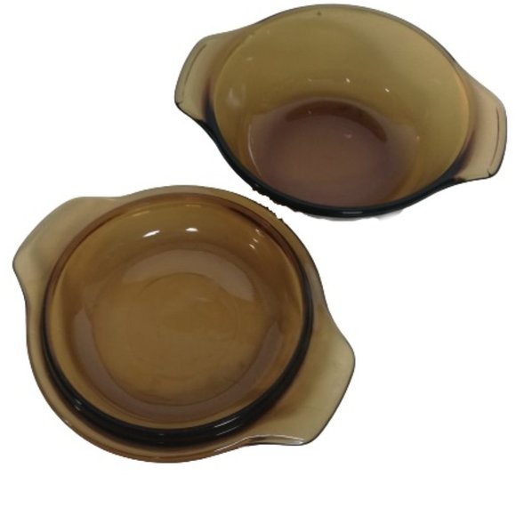 Anchor Hocking 472 Amber 12 OZ Casserole - Picture 3 of 4